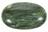 Polished Jade (Nephrite) Palm Stone - Afghanistan #220990-1